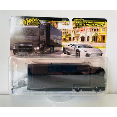 Hot Wheels Premium Car Culture Team Transport #76 Lamborghini Reventon Roadster Flipsider Hauler